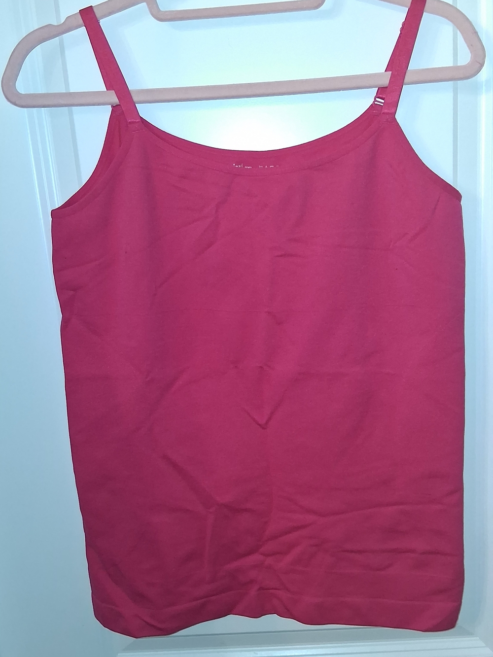 Shapermint Hot Pink Adjustable-Strap Cami Tank